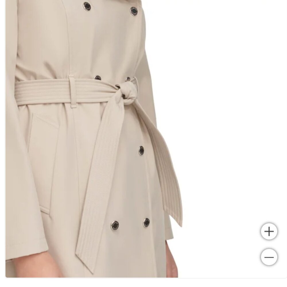 NEW Calvin Klein Ladies' Trench Coat - Picture 6 of 6